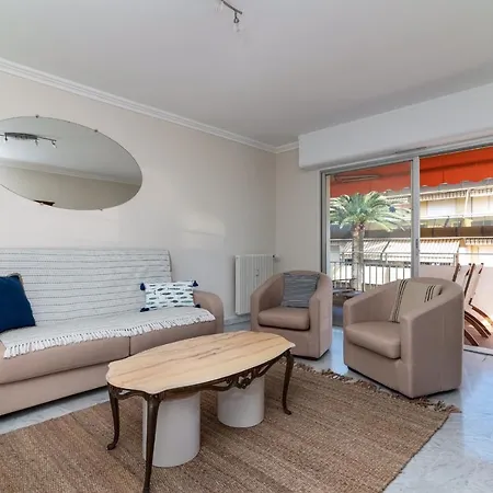 Apartmán Grand T3 Juan Les Pins, 2 Balcons, Proche Plage