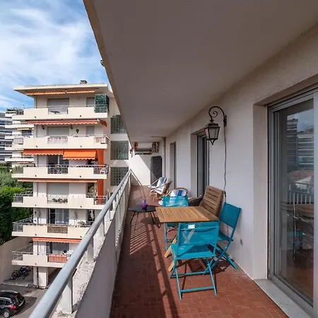 Apartmán Grand T3 Juan Les Pins, 2 Balcons, Proche Plage Antibes